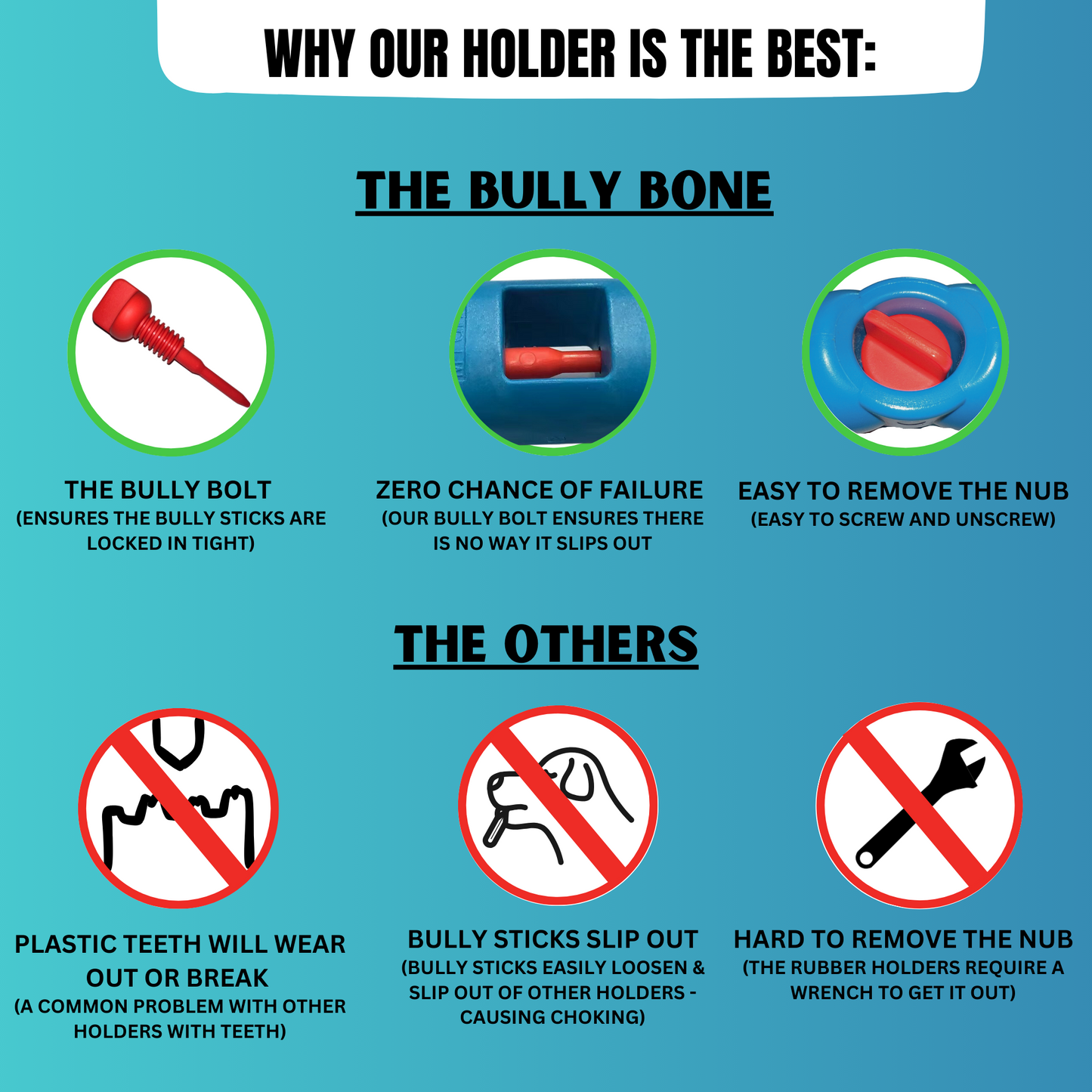 7" Jumbo Bully Sticks - Bully Bone Included