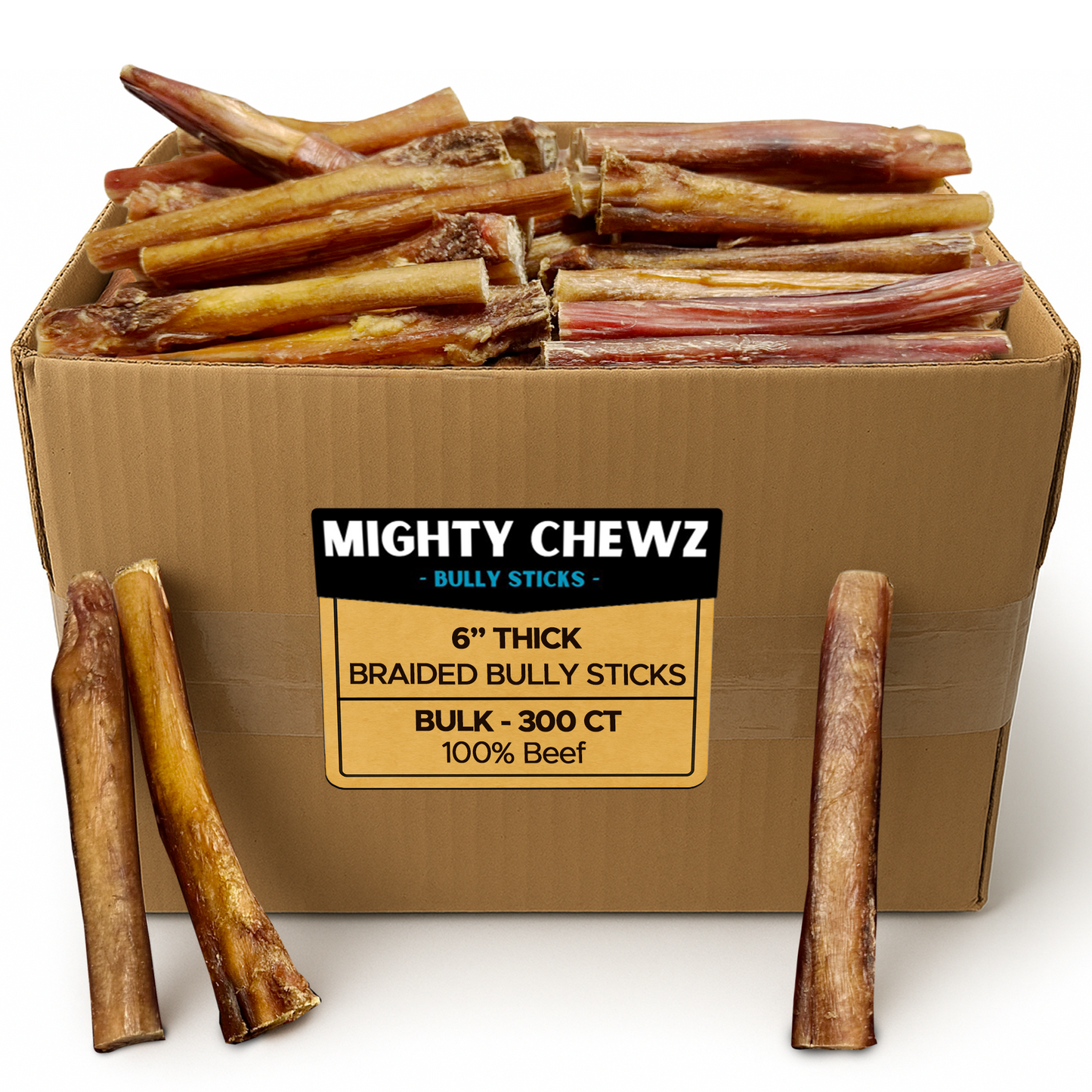 6" Thick 300 ct. Bully Sticks ($1.70 ea.)