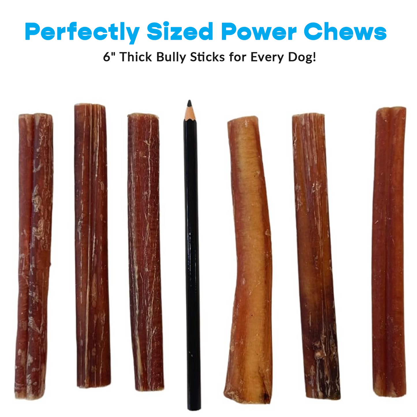 6" Thick 300 ct. Bully Sticks ($1.70 ea.)