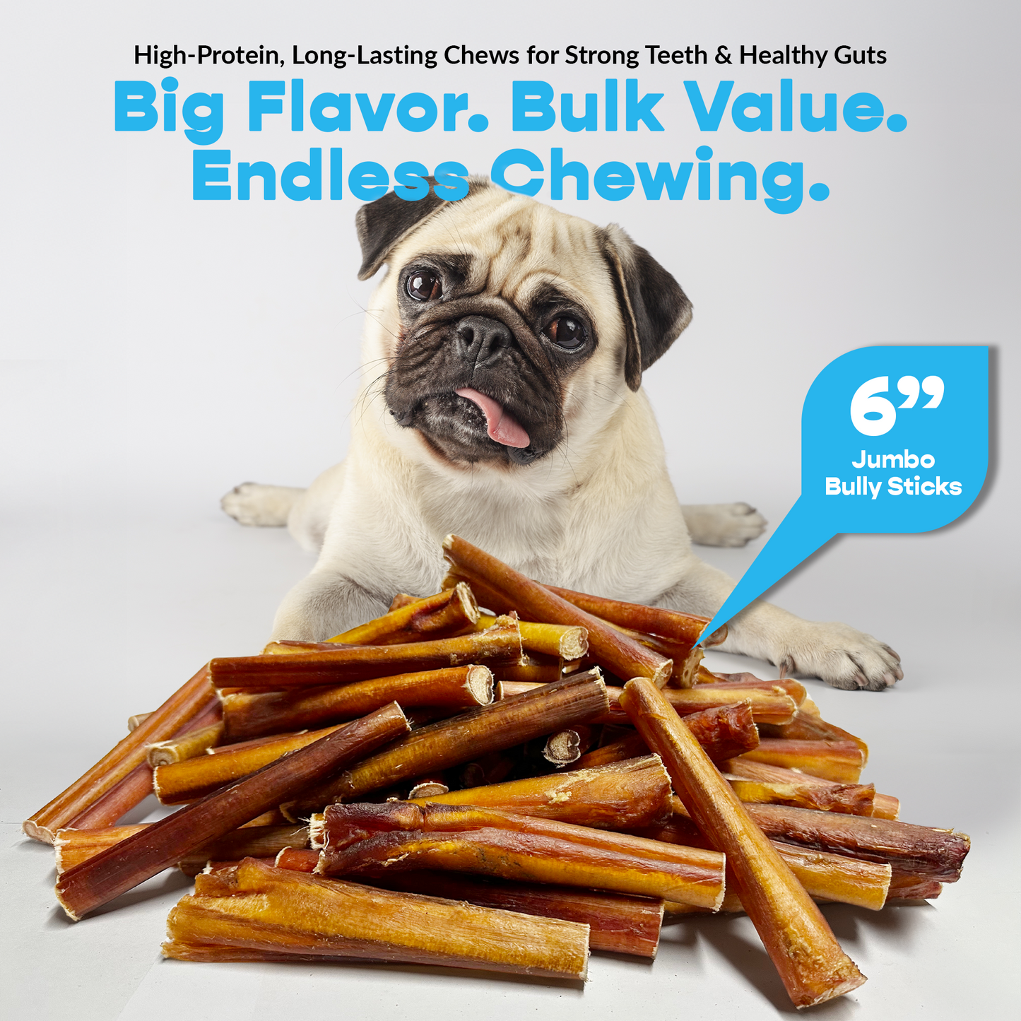 6" Jumbo 200 ct. Bully Sticks ($2.84 ea.)