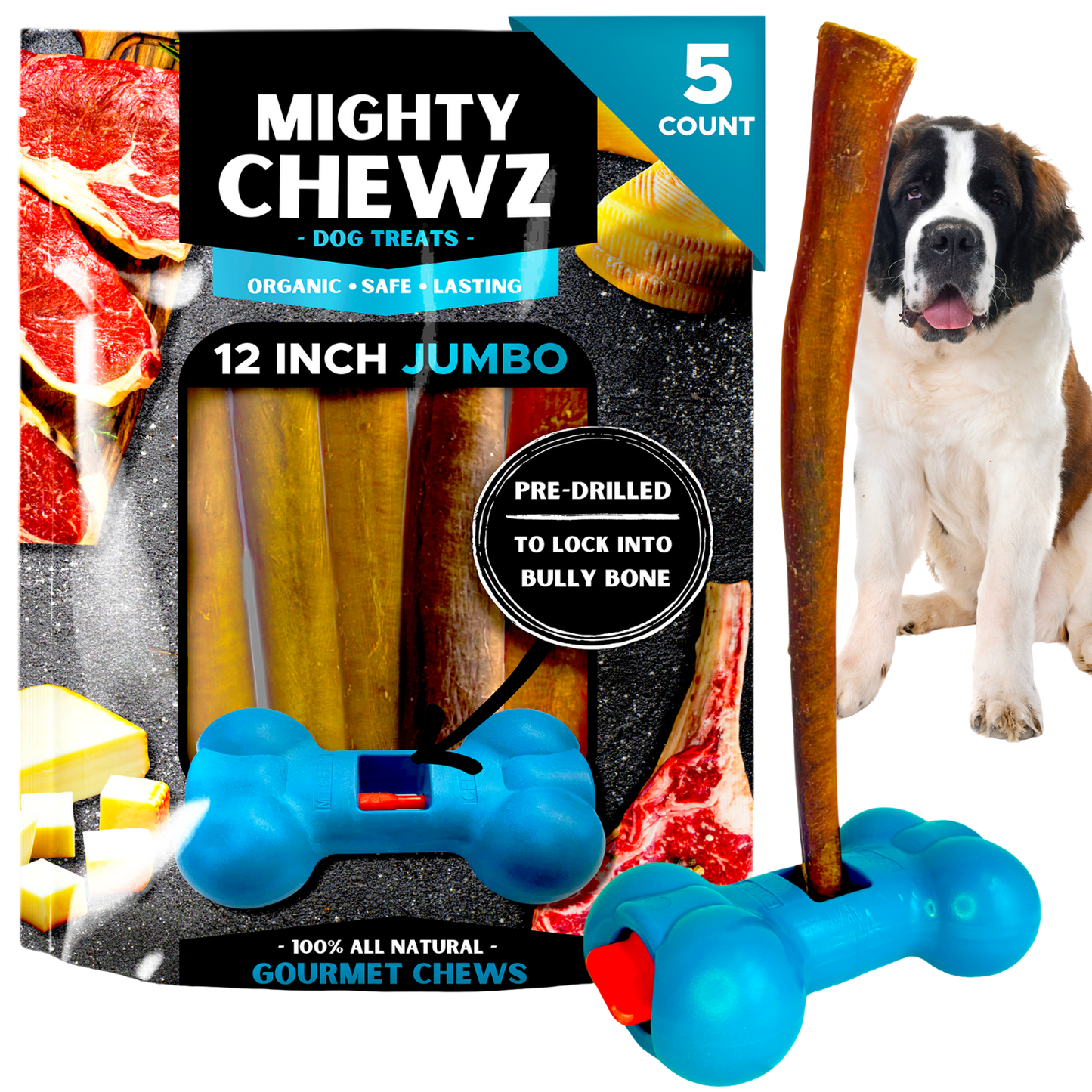 Bully Sticks with Bully Bone
