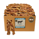 6" Standard Braided Bully Sticks