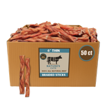 6" Thin Braided Bulk Bully Sticks