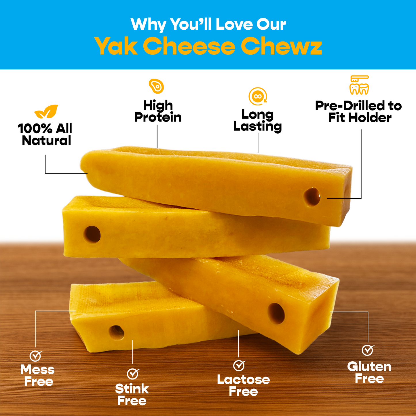 4 Pack Large Yak Cheese - Refill Pack