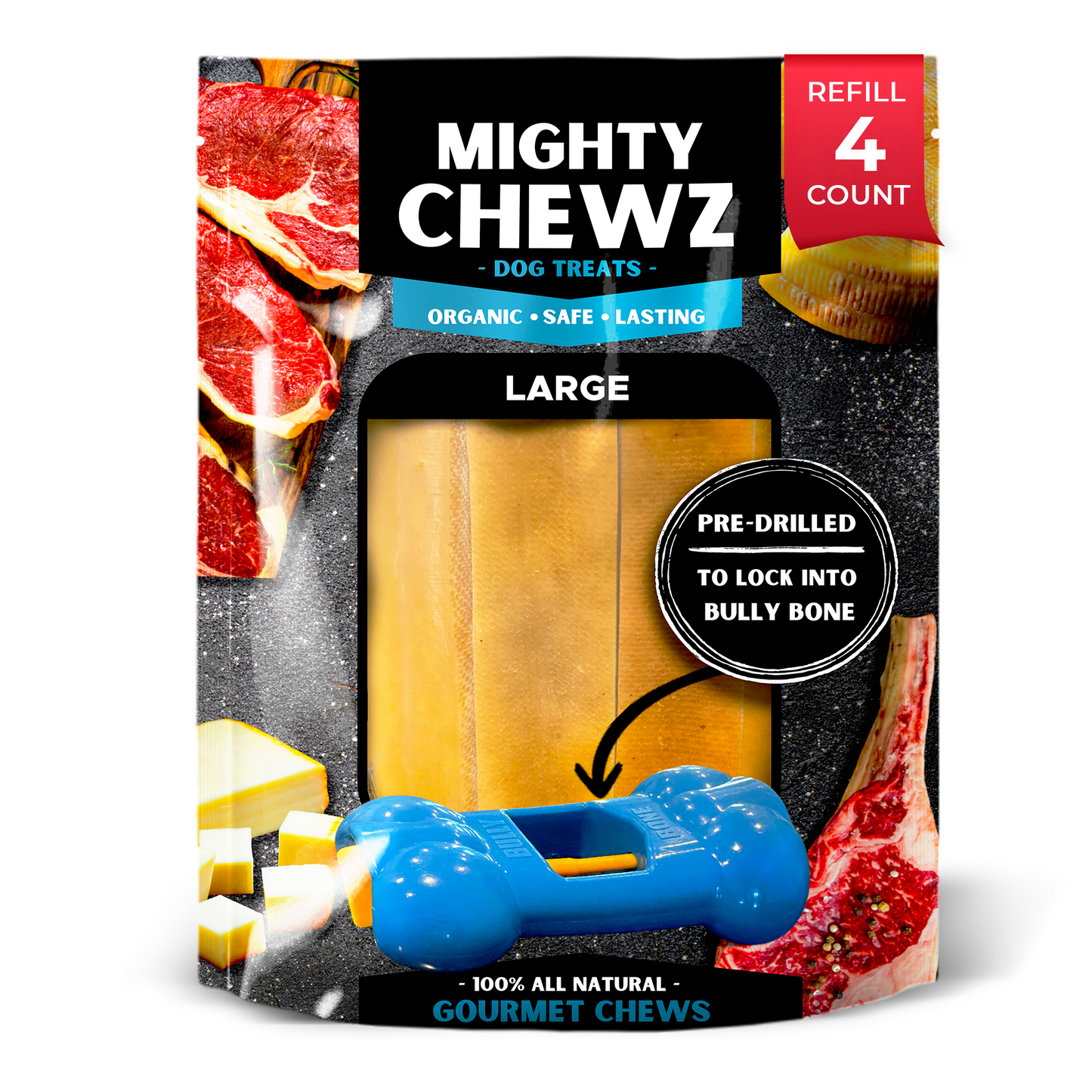 4 Pack Large Yak Cheese - Refill Pack