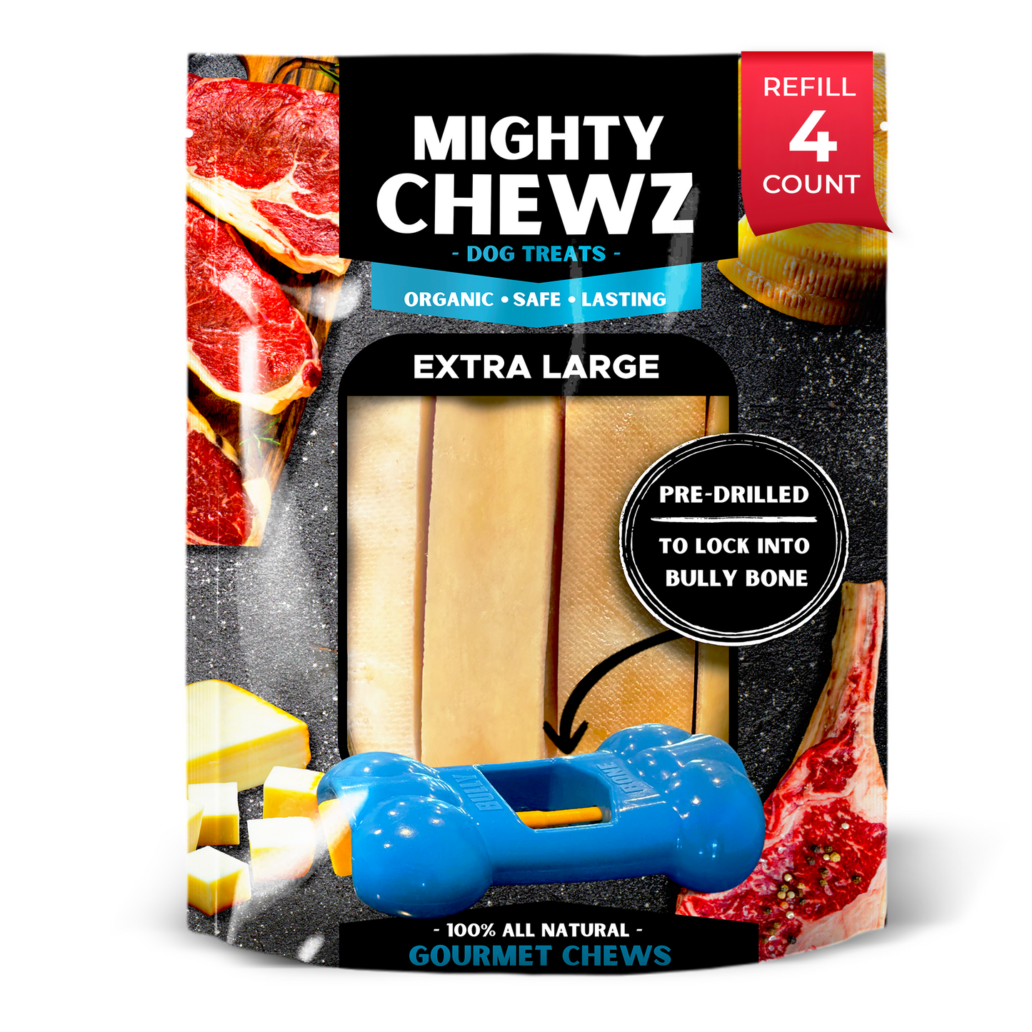 4 Pack XL Yak Cheese - Refill Pack