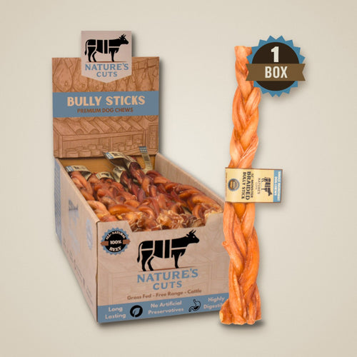 12" Monster Braided Bully Sticks Display Box