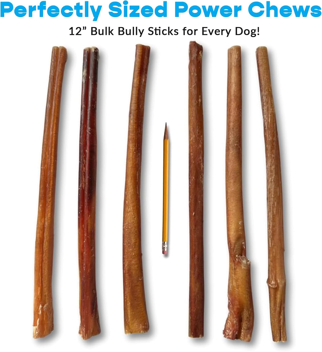 12" Thick 140 ct. Bully Sticks ($3.33 ea.)