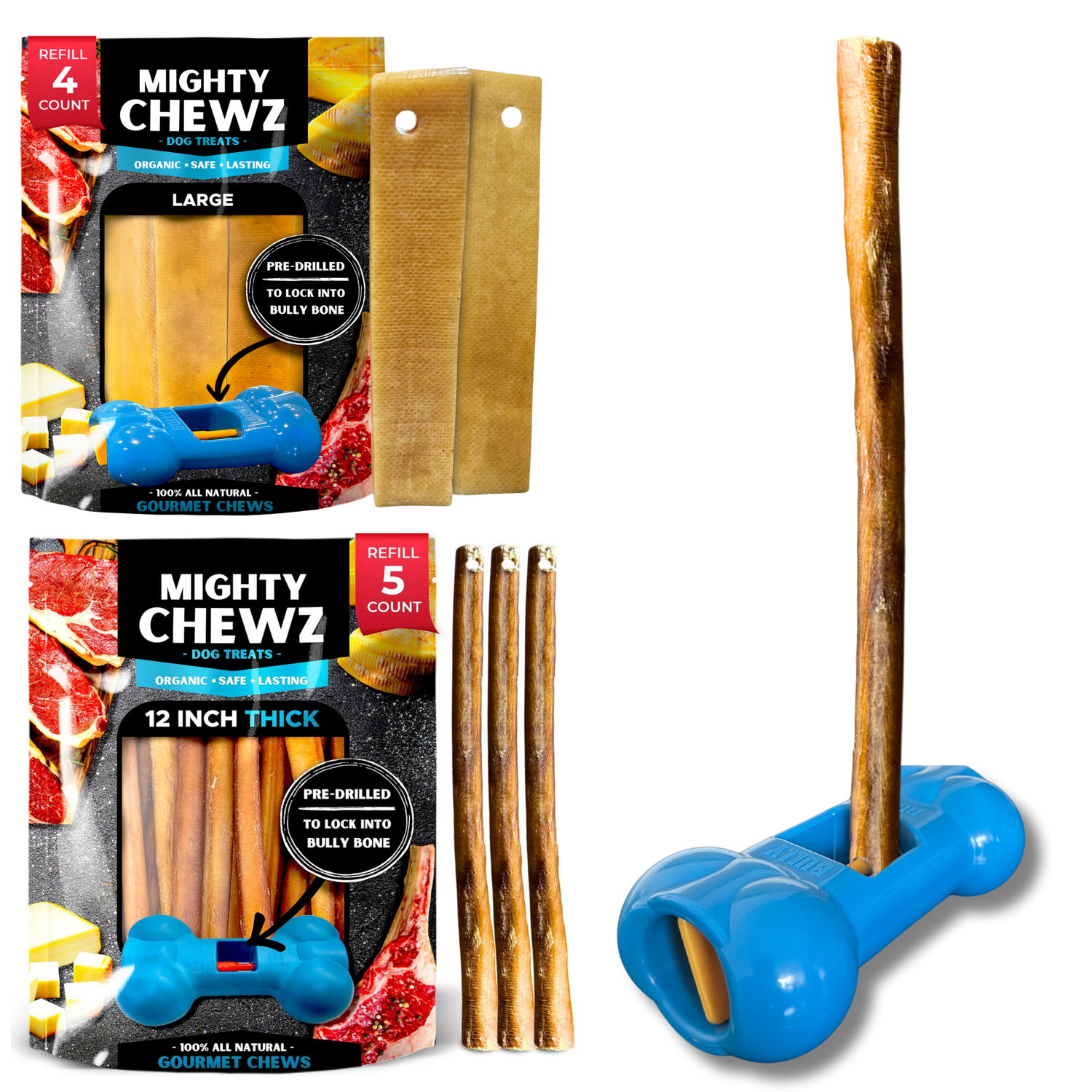 Bully Stick and Yak Cheese Combo Pack