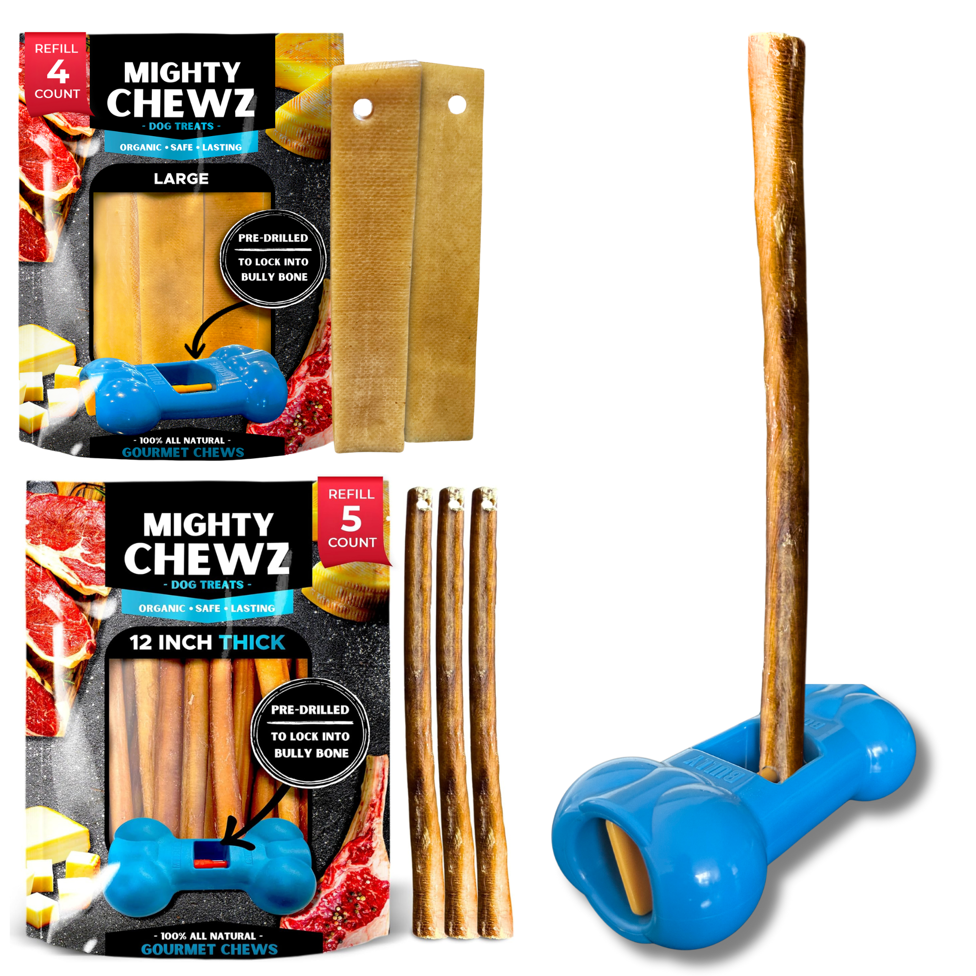 Bully Stick and Yak Cheese Combo Pack