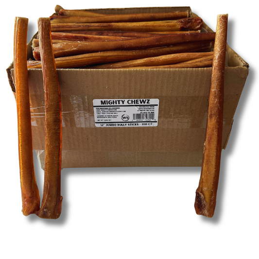 12" Jumbo Bully Sticks (100 ct.) ($4.11 ea.)