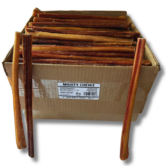 12" Thick Bully Sticks  (140 Ct.) ($3.08 ea.)