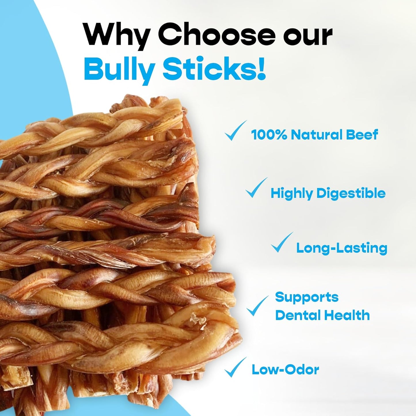 12" MONSTER 40 ct. Braided Bully Sticks ($9.17 ea.)