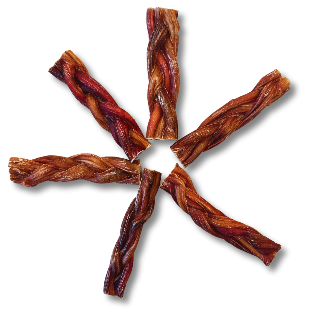 6" Thick Braided Bully Sticks (150 ct.) ($2.96 ea.)