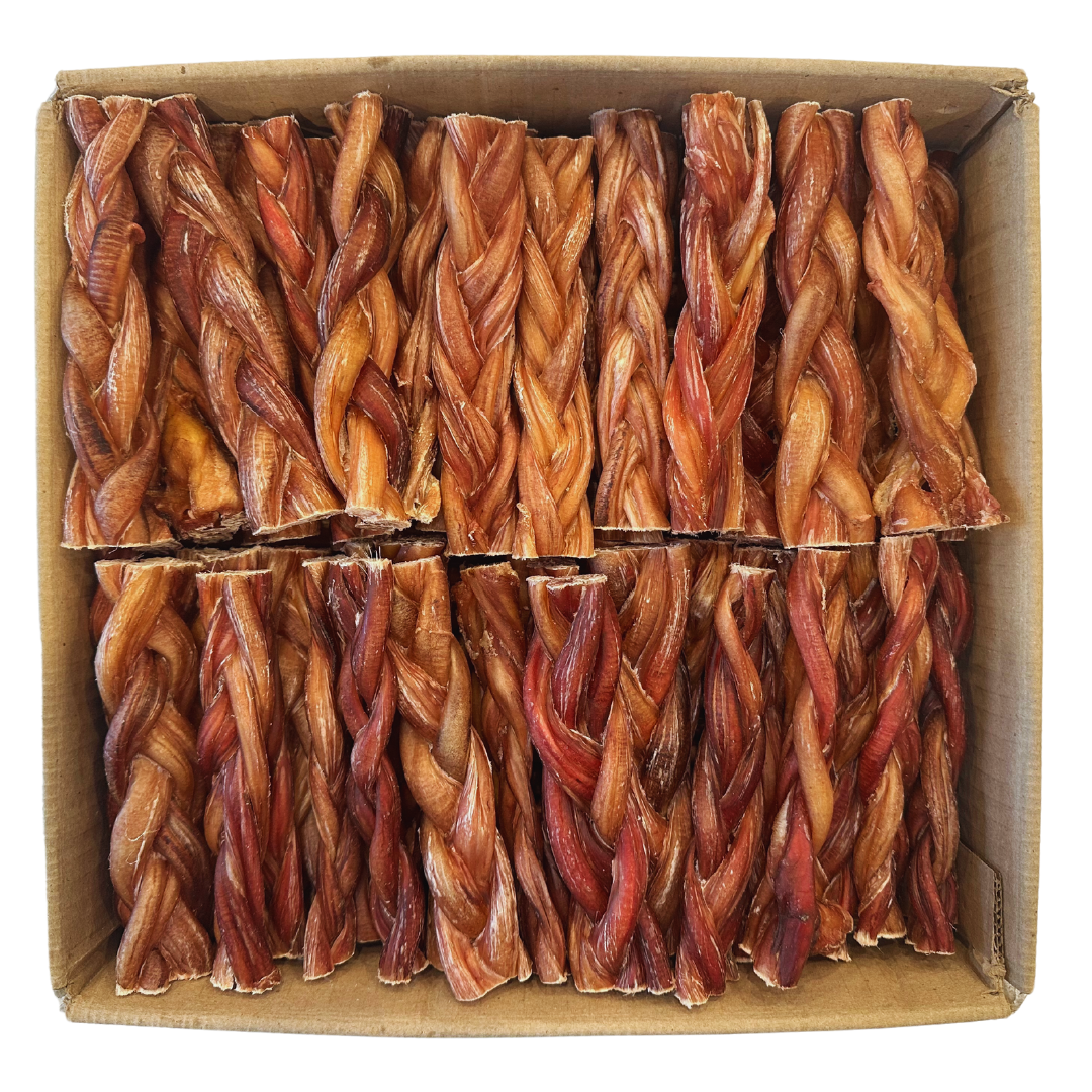 6" Thick Braided Bully Sticks (150 ct.) ($2.96 ea.)