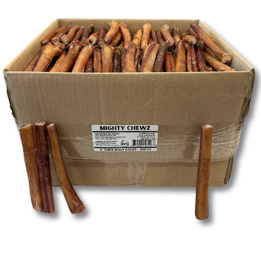 6" Thick Bully Sticks (300 ct.) ($1.58 ea.)