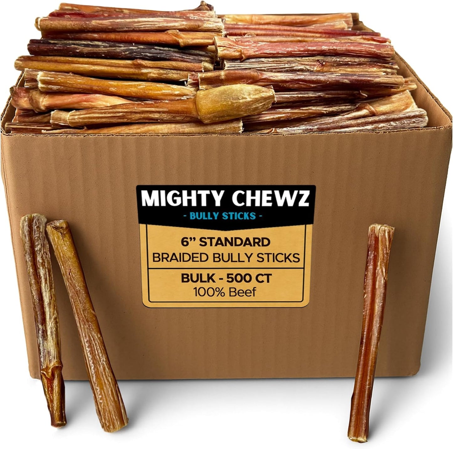 6" Standard 500 ct. Bully Sticks ($1.22 ea.)