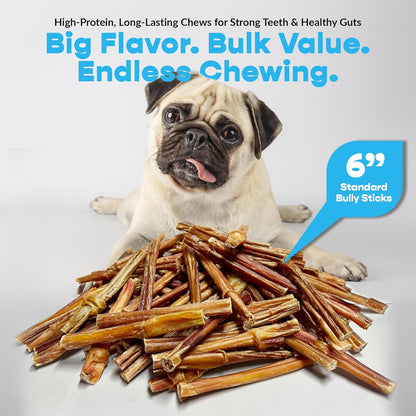 6" Standard 500 ct. Bully Sticks ($1.22 ea.)