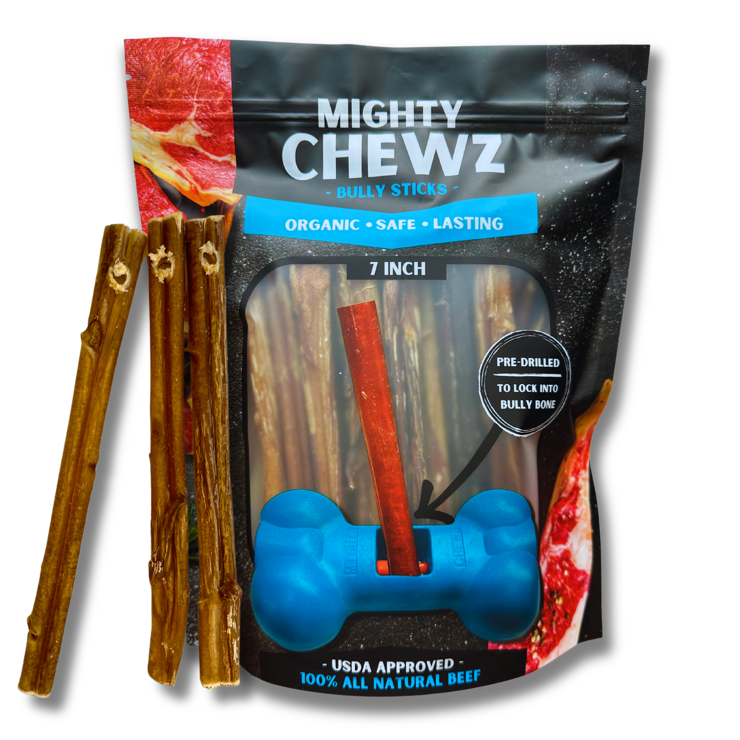 7" Standard Bully Sticks - Refill