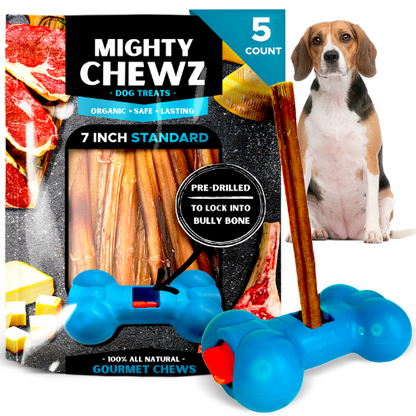 7" Standard Bully Sticks - Bully Bone Included