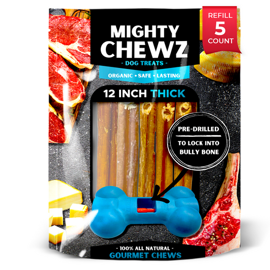 12" Thick Bully Sticks - Refill Pack