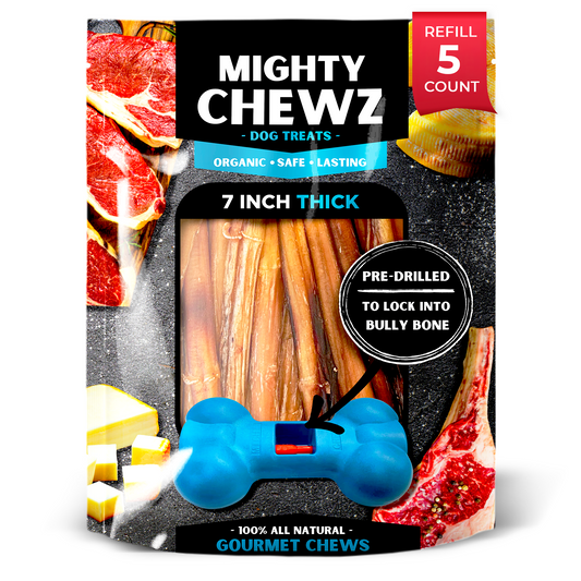 7" Thick Bully Sticks - Refill Pack