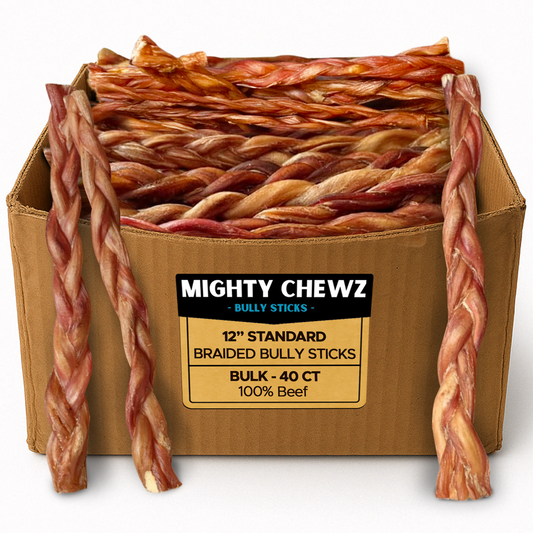 12" Standard 60 ct. Braided Bully Sticks ($4.86 ea.)