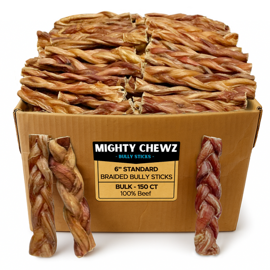 6" Standard 200 ct. Braided Bully Sticks ($1.85 ea.)