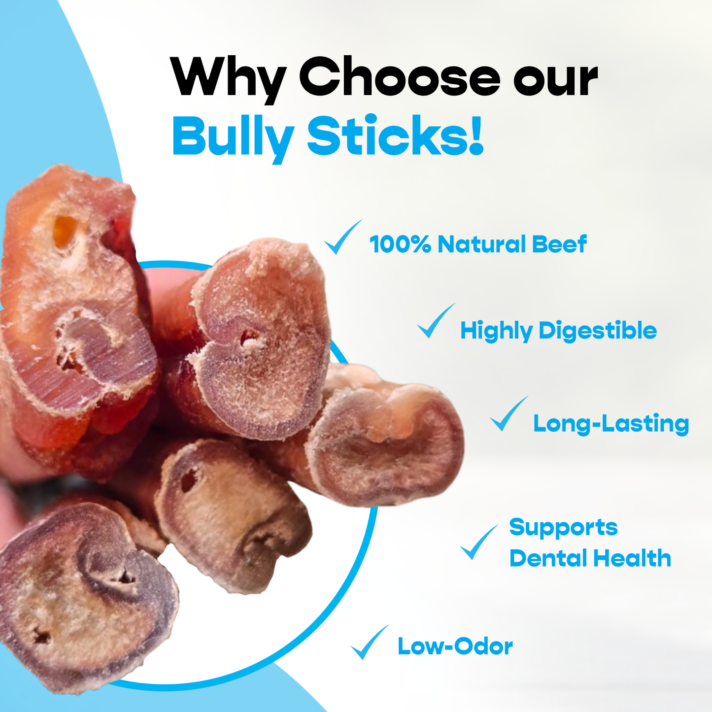 6" Thick 300 ct. Bully Sticks ($1.70 ea.)