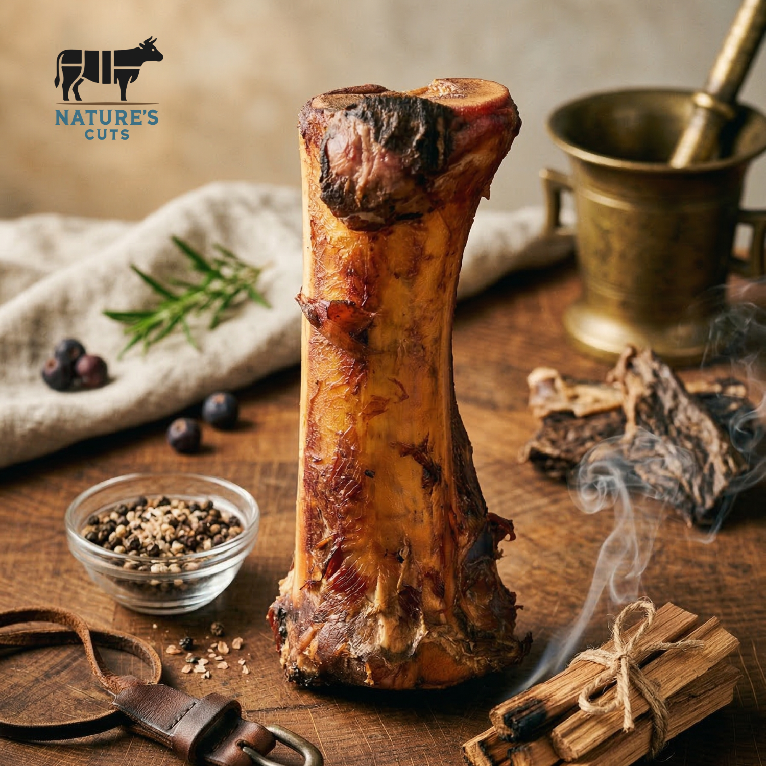 Organic Whole Cold Smoked Bone (10 Ct/Pack)