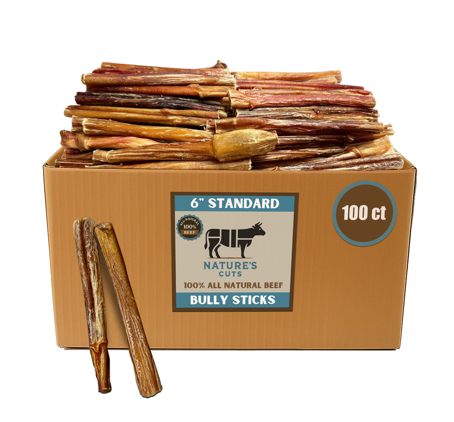 6" Standard Bulk Bully Sticks