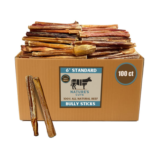 6" Standard Bulk Bully Sticks