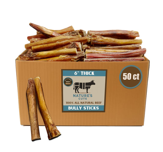 6" Thick Bulk Bully Sticks
