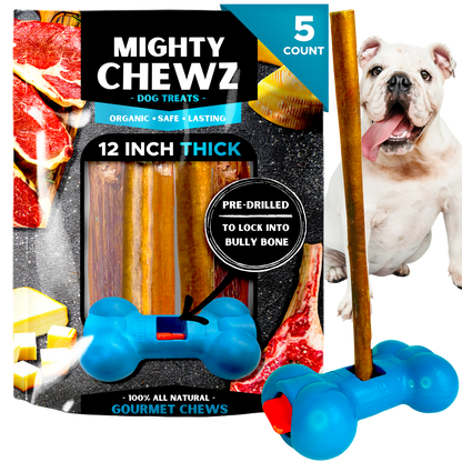 12" Thick Bully Sticks - Bully Bone Included