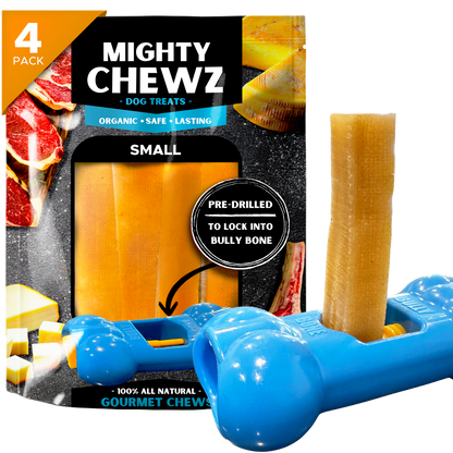 4 Pack Small Yak Cheese - Bully Bone Pro Included