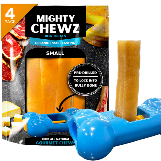 4 Pack Small Yak Cheese - Bully Bone Pro Included