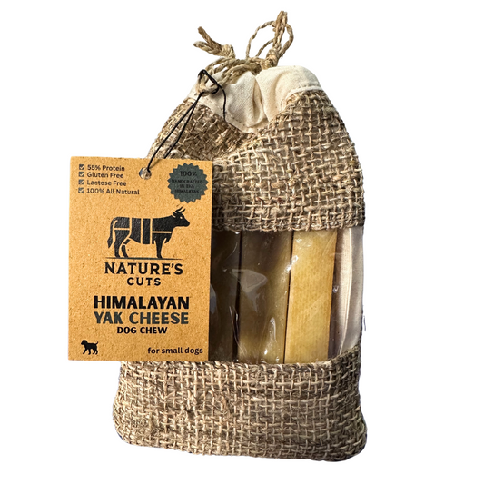 Small Yak Cheese (4 Pack) in Hand Woven Bag
