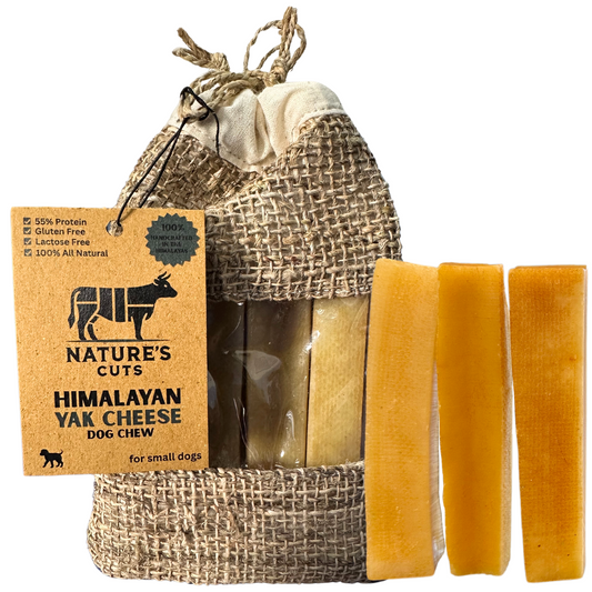 Small Yak Cheese (4 Pack) in Hand Woven Bags