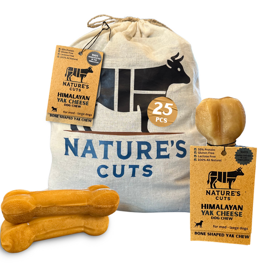 Bone Shaped Yak Cheese w/ Tag