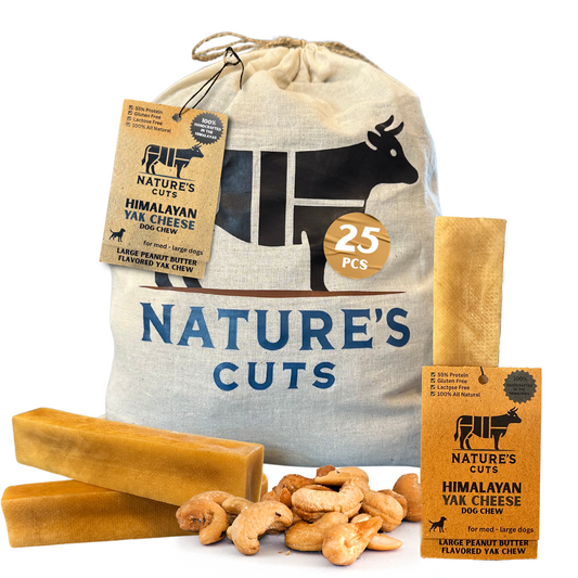 Large Peanut Butter Flavored Yak Cheese w/ Tag