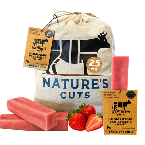 Strawberry yak cheese