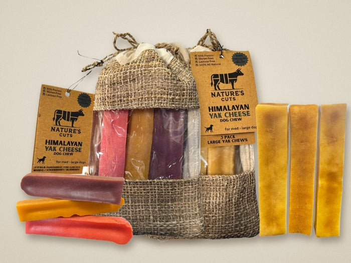 Nature's Cuts Yak Cheese in Woven Bags