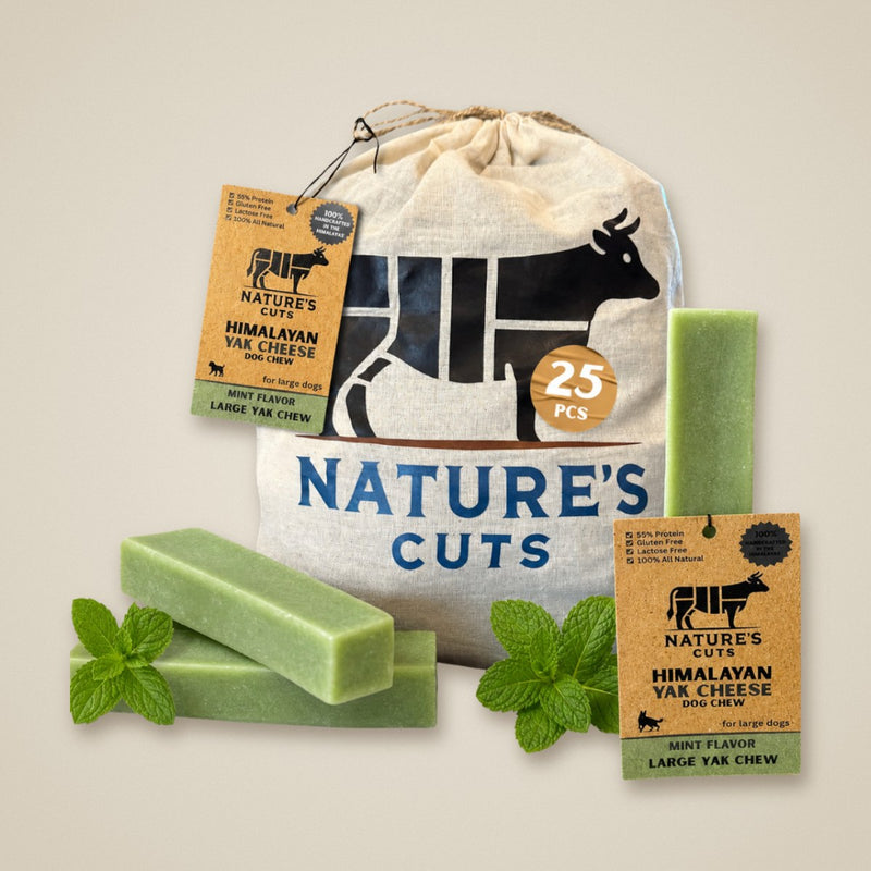 Large Mint Yak Cheese w/ Tag