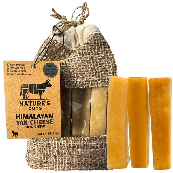 YAK CHEESE Sサイズ6本M4本サイズ ヒマラヤ産ヤクチーズスティック (S) - 6本入り180g – GoDoggy